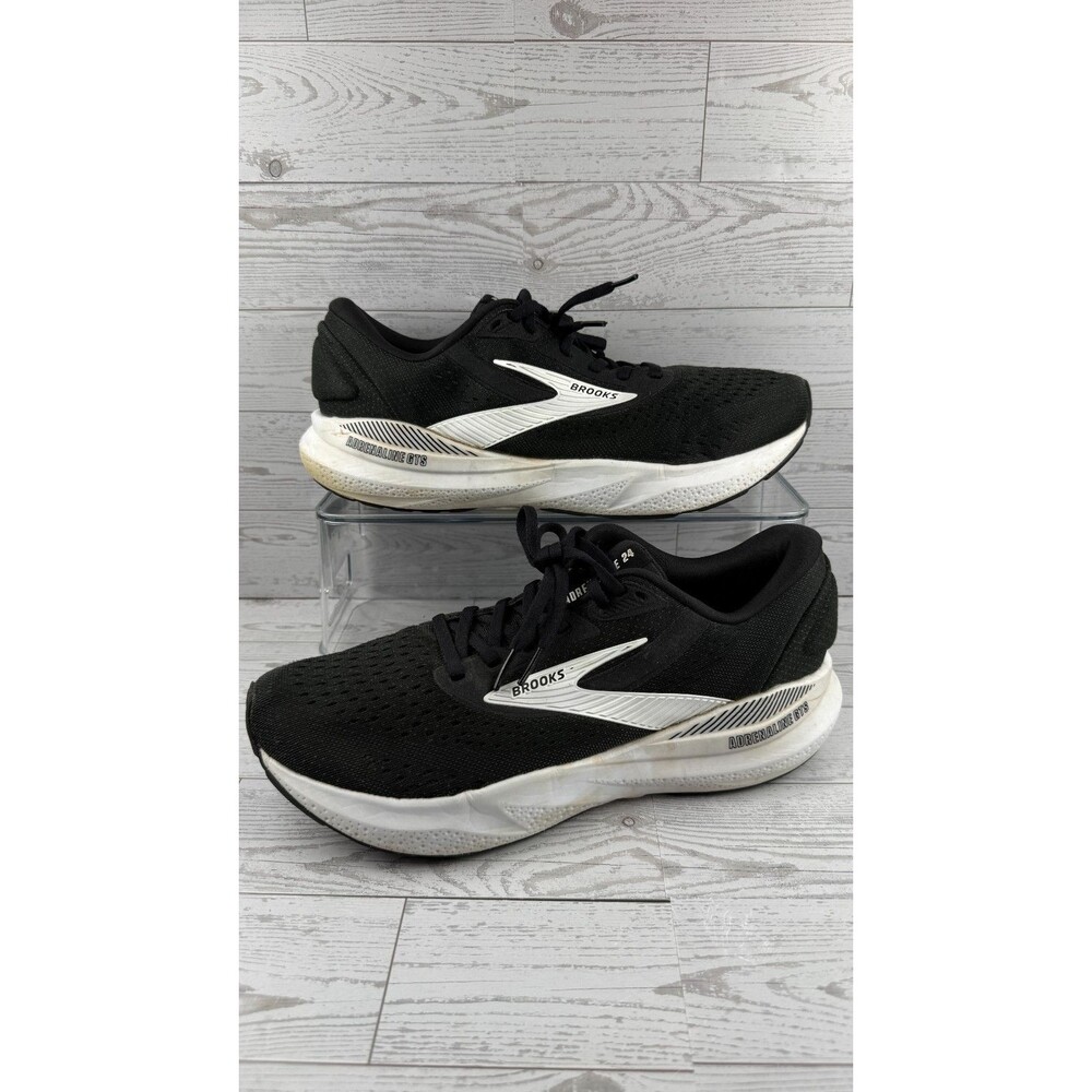 Brooks Adrenaline GTS 24 1204261B087 Black 11.5B Women's Running Shoes #685